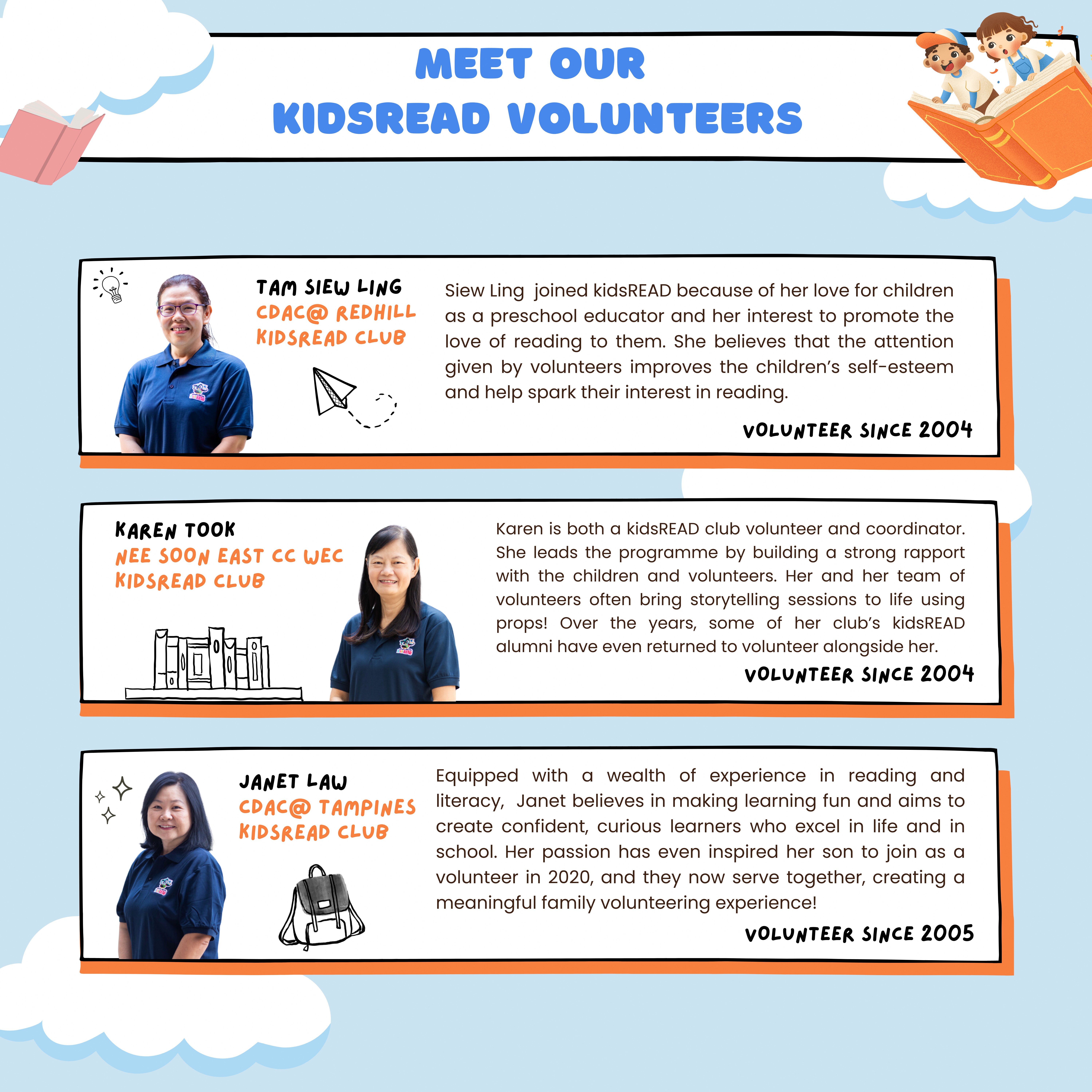 Infographic on LSA volunteers